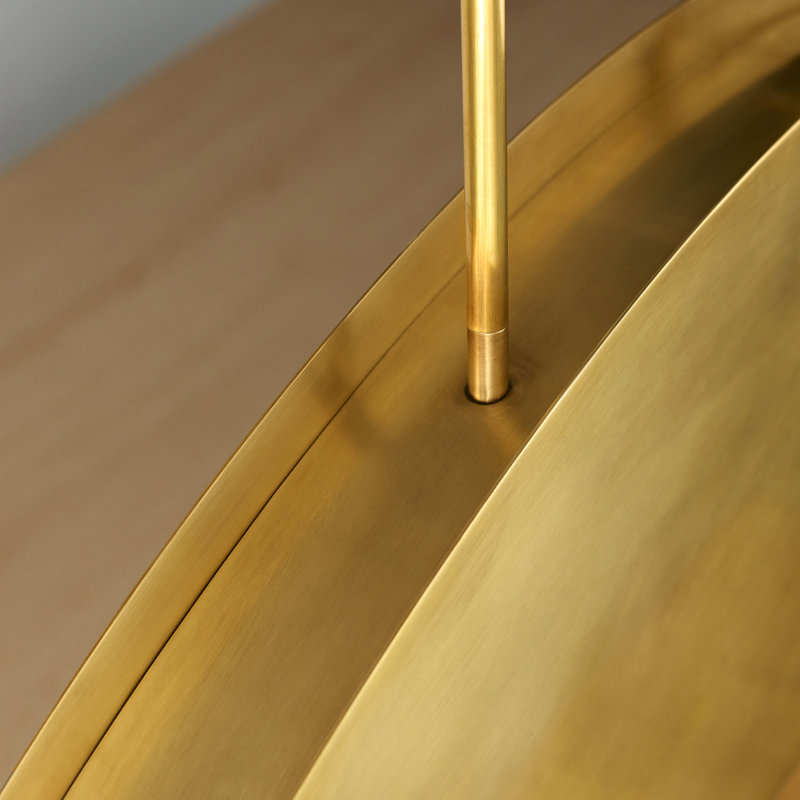 Bau 4 - Light LED Pendant, Natural Brass