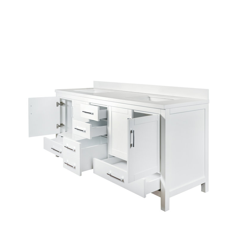 Ensemble de meuble-lavabo autoportant 72 po GEF Willow Beverley