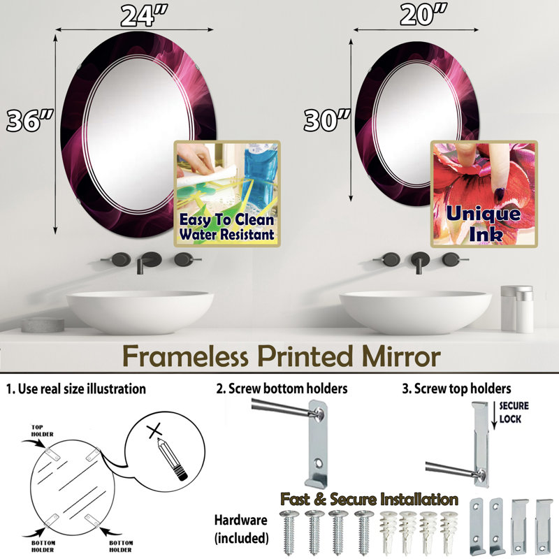 Miroir Zilas, 30 po x 20 po
