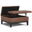 Repose-pieds avec table de rangement Dover-35388330