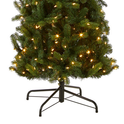 Slim Pre-Lit Fir Christmas Tree
