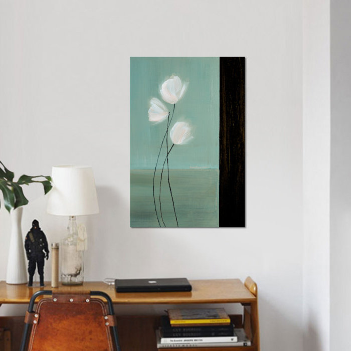 «Aqua Breeze II», impression sur toile, H 18 po x l 12 po x P 1,5 po, Toile tendue, Pas de tapis