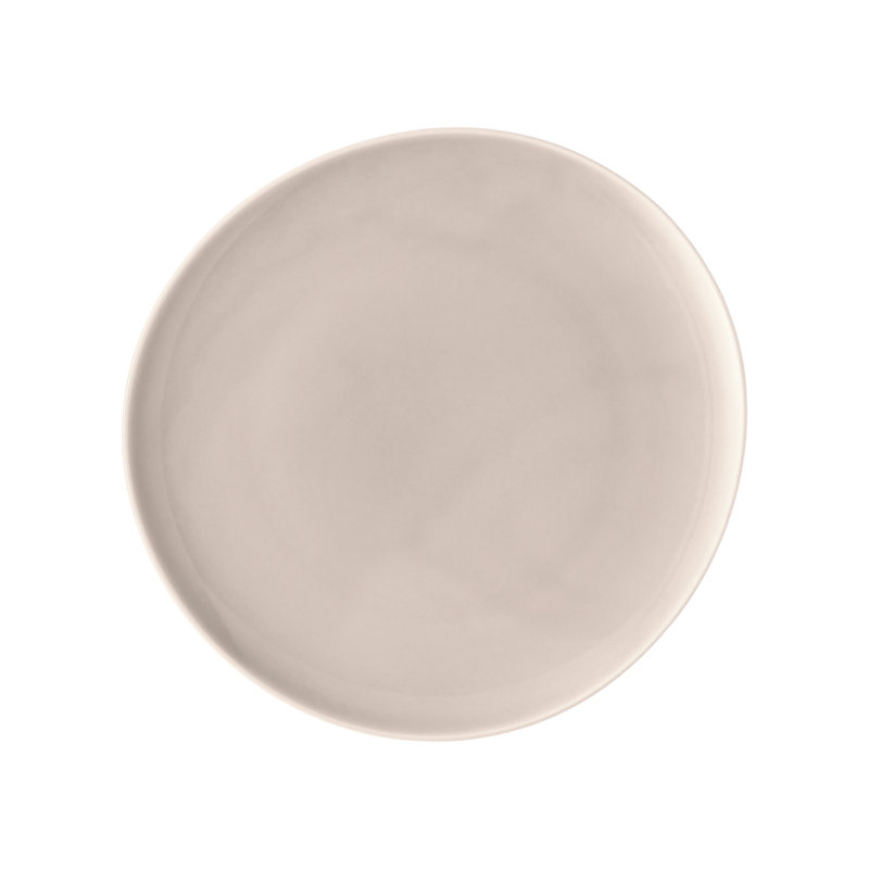 Junto Porcelain Dinner Plate, Soft Shell
