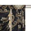 Cantonnière à feston classique avec pampilles, cantonnière en jacquard noir, habillage de fenêtre 39 po 1 panneau-899730520