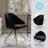 Martha Stewart Sora Upholstered Stationary Swivel Home Office Chair-89798299-89812776