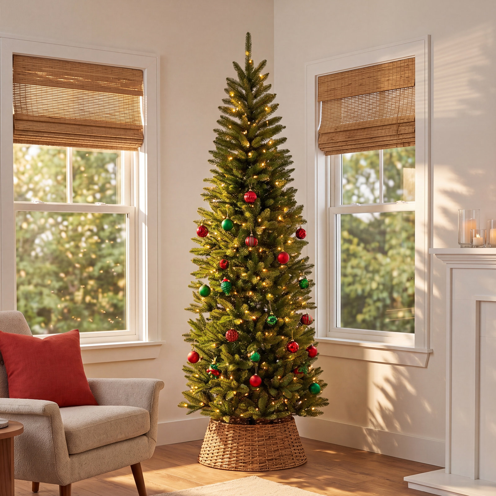 Levit Kingswood 16' Pre-Lit Fir Christmas Tree, 7'