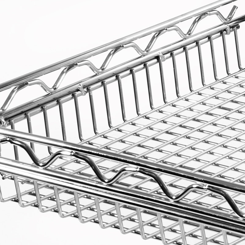 Heavy-Duty UltraZinc Steel Utility Cart with Adjustable Shelves