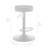  Dax Backless Dark Gray Faux Leather Adjustable Bar Stool