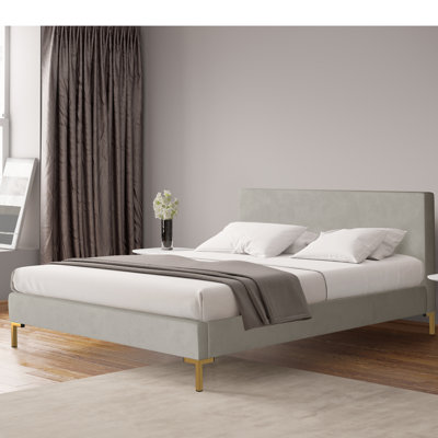 Lit en velours Rand