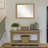 Carter Dark Gold Beveled Wood Framed Wall Mirror-119165602