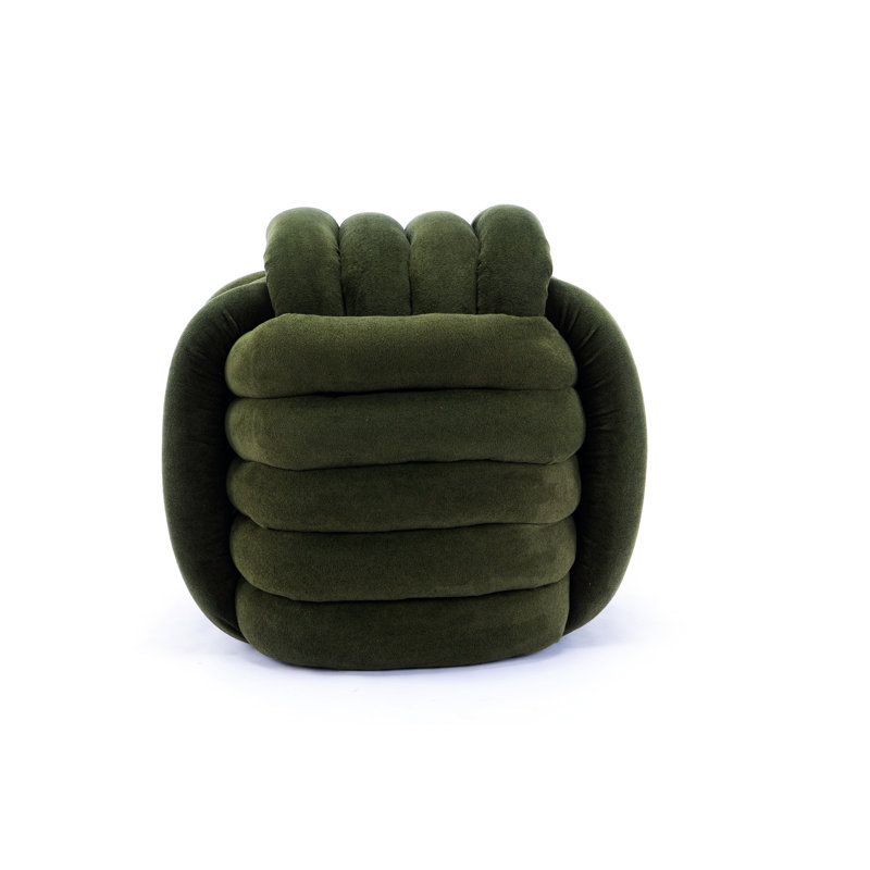 Modern Bedroom In Chenille Fabric, Comfortable Seat, Foam Filled, Wooden Frame, No Assembly Required, Green
