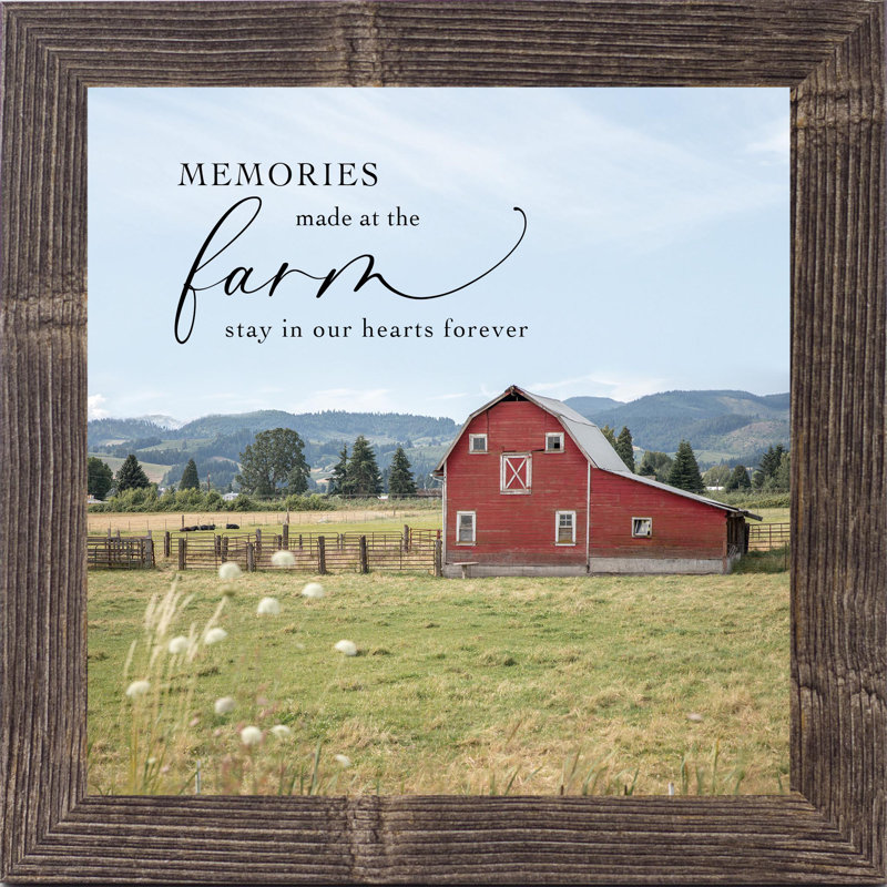 Souvenirs faits à la ferme - impression