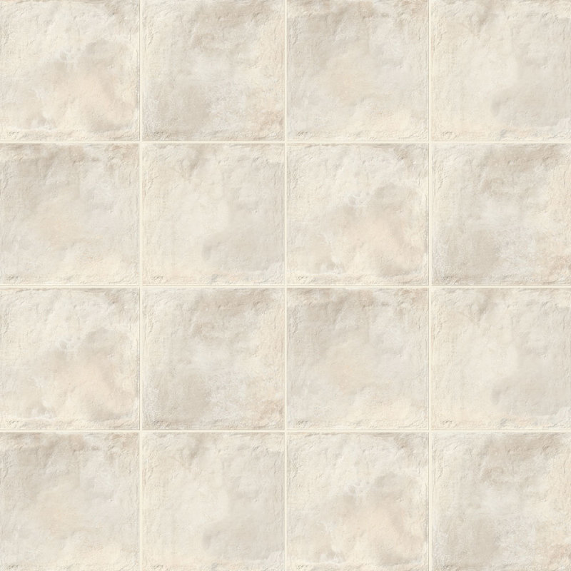 Carreau de porcelaine pour mur et plancher 8X8 Autumn Essentials, Crème, crème