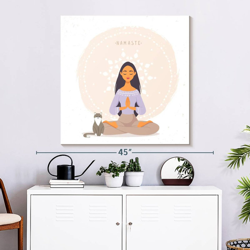 Kerrick Home Yoga, 33" H x 33" W
