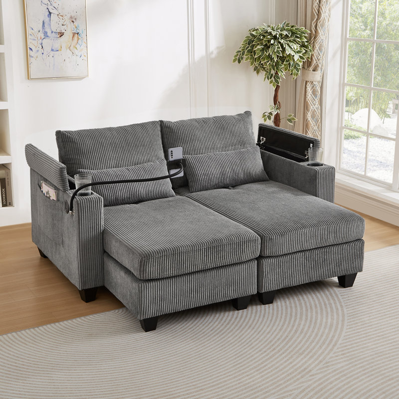 Chaise longue, Gris