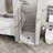 Lila 34" - 35.2'' W X 72"H Pivot Frameless Shower Door with Clear Tempered Glass-121344319