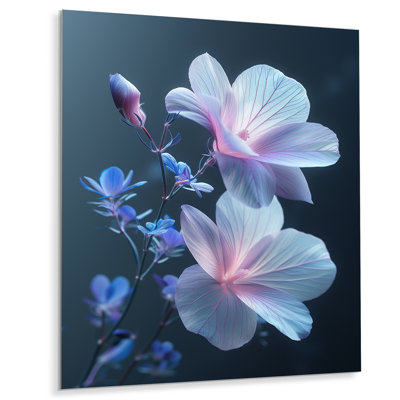 Pink Blue Apple Blossom Dreams I - Apple Blossom Wall Decor