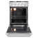Cosmo 24 in. Haven Collection 3.73 cu. ft. Gas Range with 4 Sealed Burners, Cast Iron Grates, Convection Oven, Stainless Steel
