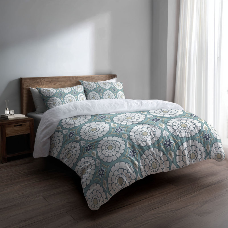 Ensemble d'édredon léger Lexi, Édredon très grand + 2 taies décoratives très, Bleu