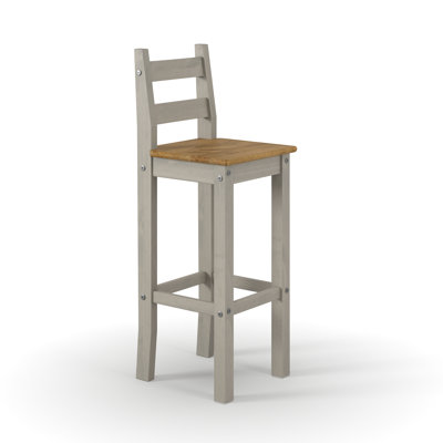 Ameirah Solid Wood Counter Stool
