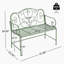 Banc de jardin extérieur - vert