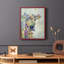 Fantastic Florals Cow, reproduction encadrée - bois massif-1987585889-1987585891