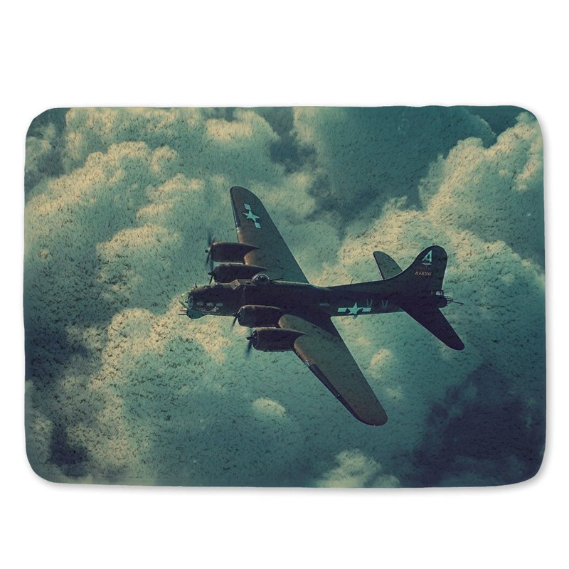 Tapis de bain avion