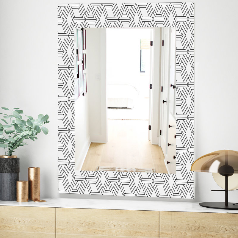 Miroir mural, H 24 po x l 32 po