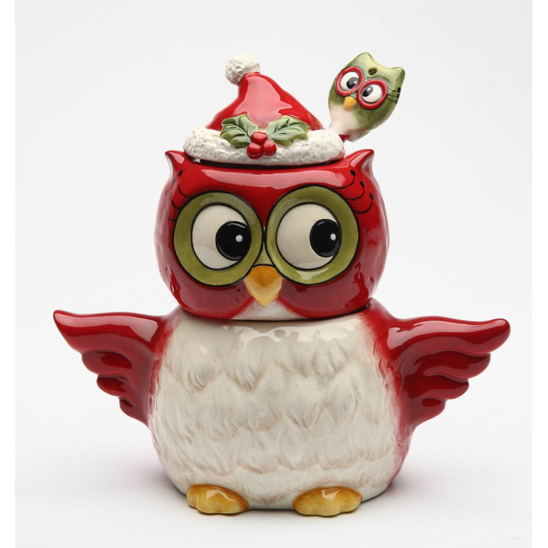 Ensemble sucrier et crémier Dobson Christmas Owl