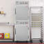 Four à cuisson commerciale pleine grandeur à 8 casseroles 3 000 W / 240 V en acier inoxydable (km-CCAH3-2D)