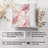 Abstract Pink Marble Geode Crystal IV Modern-99957674