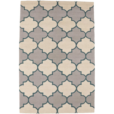 Tapis rectangulaire en laine 5 pi x 8 pi Saiesh