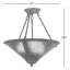Luminaire suspendu conique unique à 3 lumières Elliana