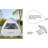 EchoSmile Blue 4-Person Nylon Dome Tent-111475322