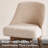 Mid Century Modern Counter Height Bar Stools Set of 2,360° Swivel Barstools with Solid Wood Legs, Island Chairs with Wrap-Around Backrest,Sand Linen Comfort Fabric-374700914-374700912