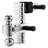 Adjustable Trailer Hitch 2" Receiver 8" Drop Tri-Ball Hitch 15000 lbs