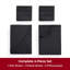 Ensemble de draps 6 pièces Mellanni 1800-117192342-117192374