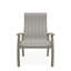 Belle Isle Sling Aluminum Frame Dining Height Supreme Arm Chair with Marine Grade Polymer Arm Accent-425489464-425489471