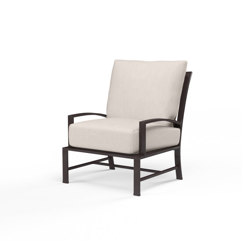 La Jolla Outdoor Lounge Chair, Canvas Natural Sunbrella®