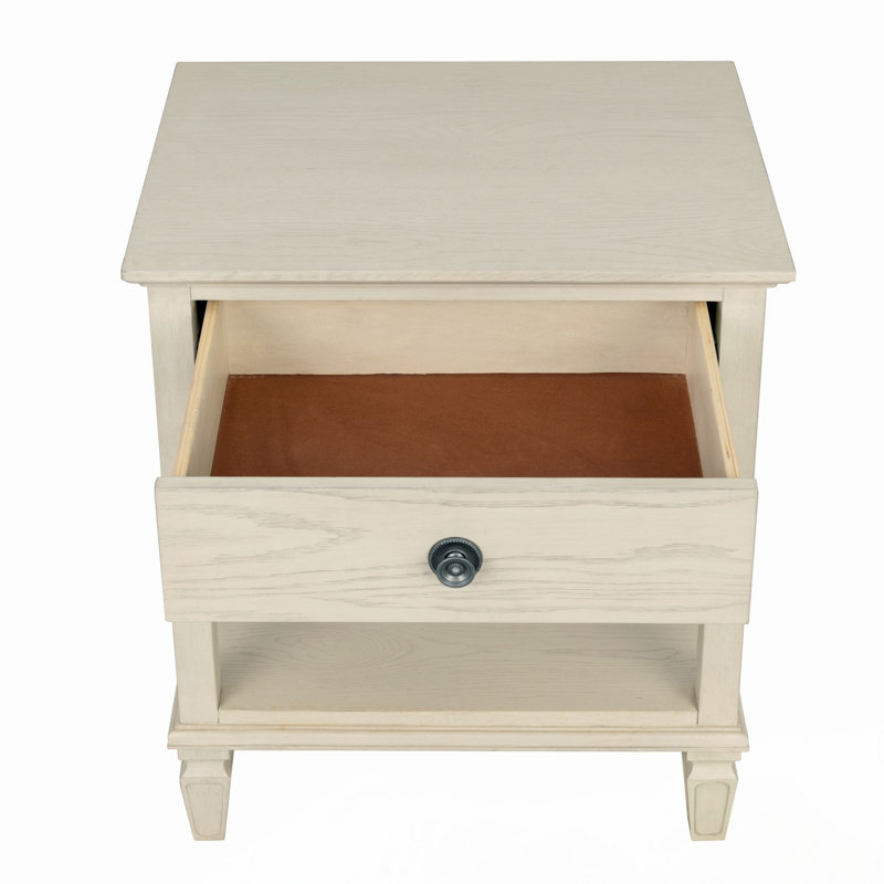 Tables de chevet, Crème, crème