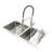 CozyBlock 42.87'' L Double Bowl Stainless Steel Kitchen Sink