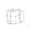 Outdoor Kitchen Cabinet VILAMA Blue