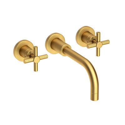 East Linear Wall Mount Bathroom Faucet