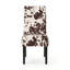 Ensemble de chaises de salle à manger Série 2, velours beige, hévéa
