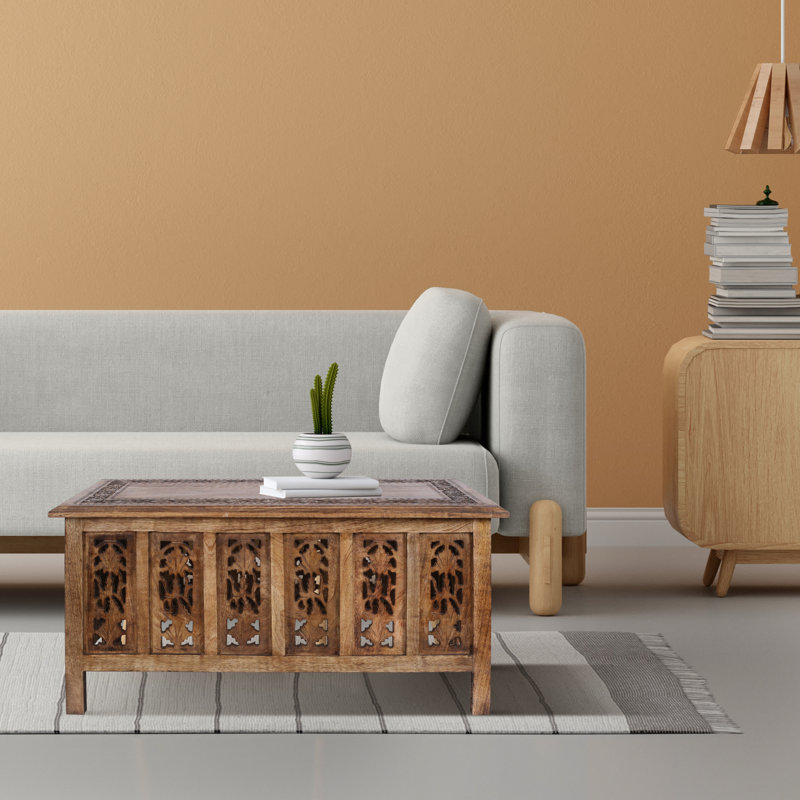 Haymarket Solid Wood End Table, Light Brown