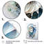 Nautilus Ocean Blue Sheels Symetry - Animals Wall Decor-2038062248-2038062231