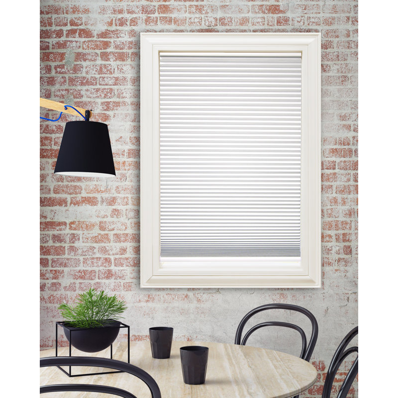 Store alvéolaire sans cordon occultant, Blanc, l 47,5 po x L 64 po
