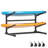 Metal Kayak Storage Rack, Heavy Duty Adjustable with 2 Shelves Weatherproof Stand for Canoe, Boat, and Paddleboard