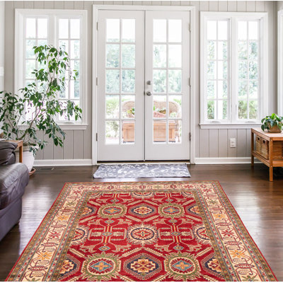 Ogennaya One-of-a-Kind 6'6" X 9'9" New Age Wool Area Rug in