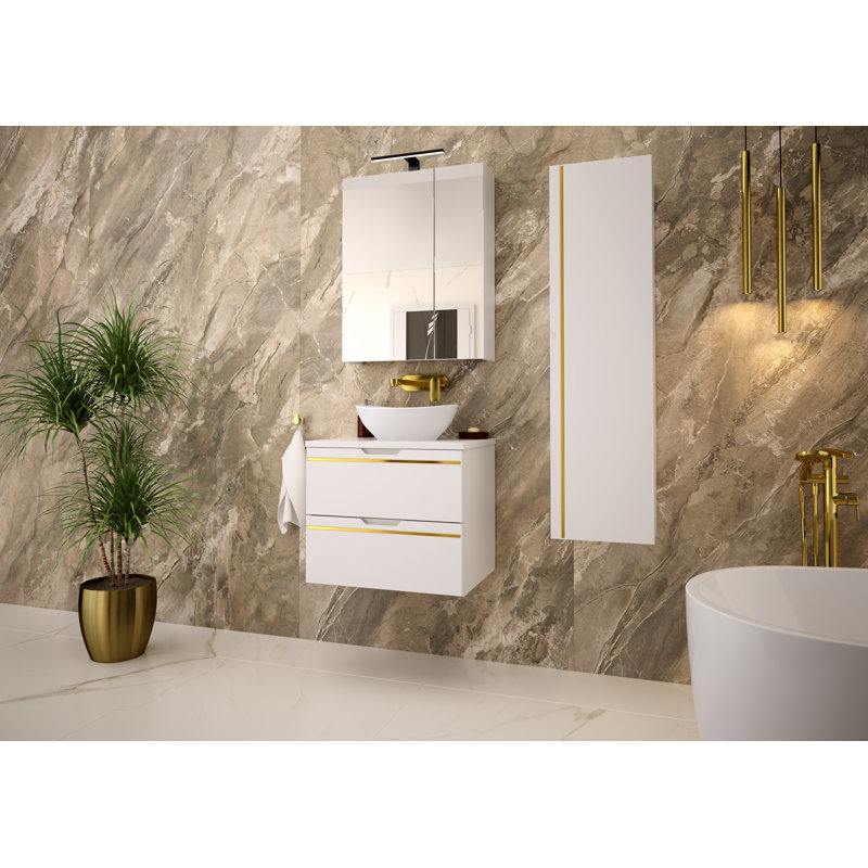 Ariadny Wall Mounted Required Under Sink Cabinet